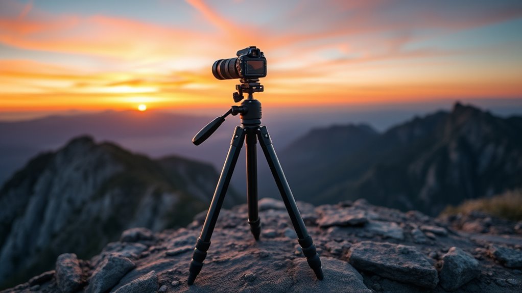 portable adjustable stable tripod