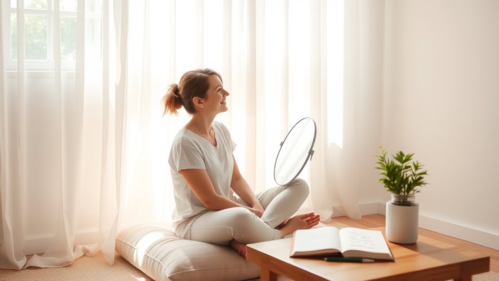 practice mindful positive affirmations