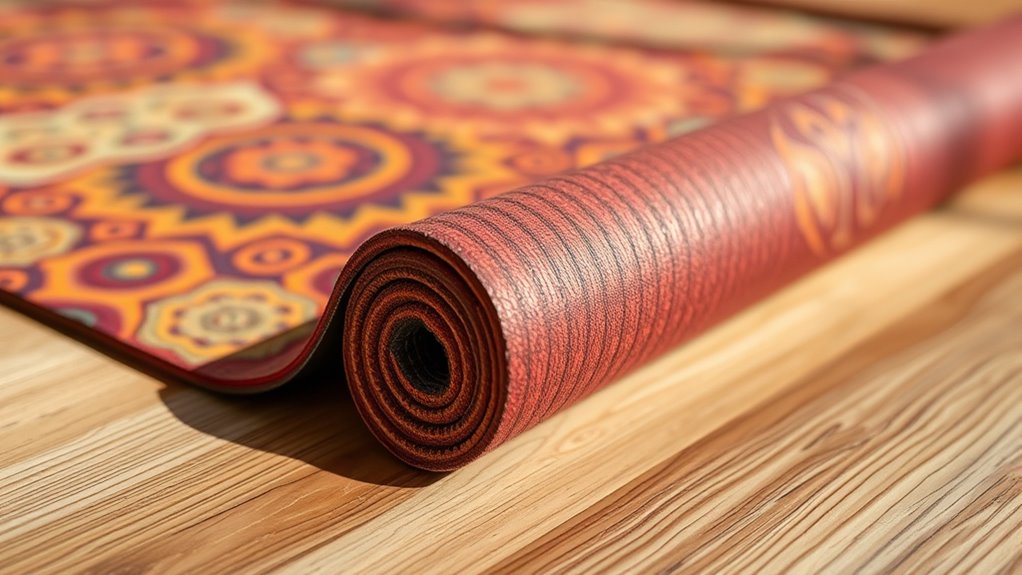 premium yoga mats with joint support