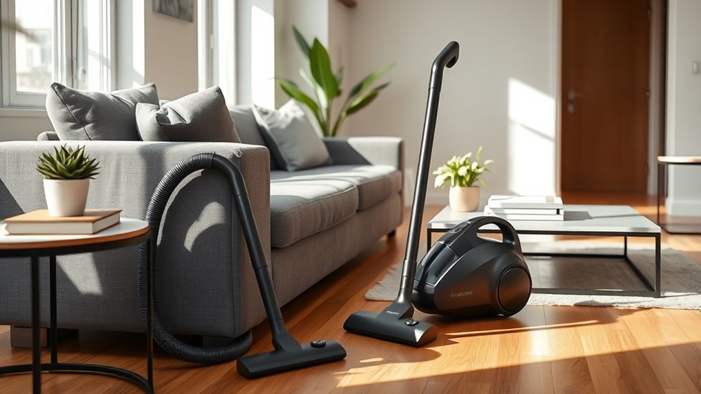quiet apartment vacuum options