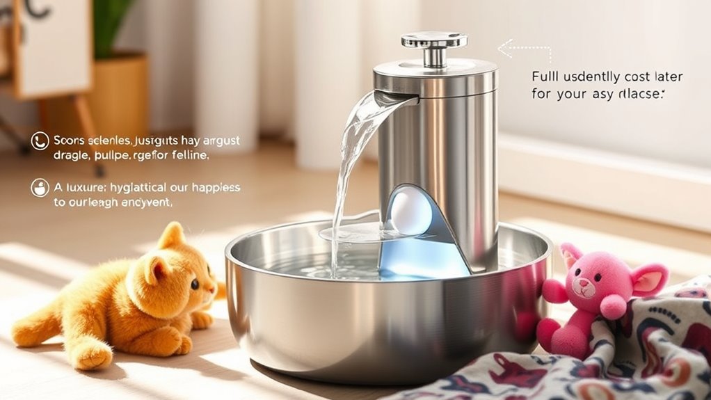safe durable easy clean fountain