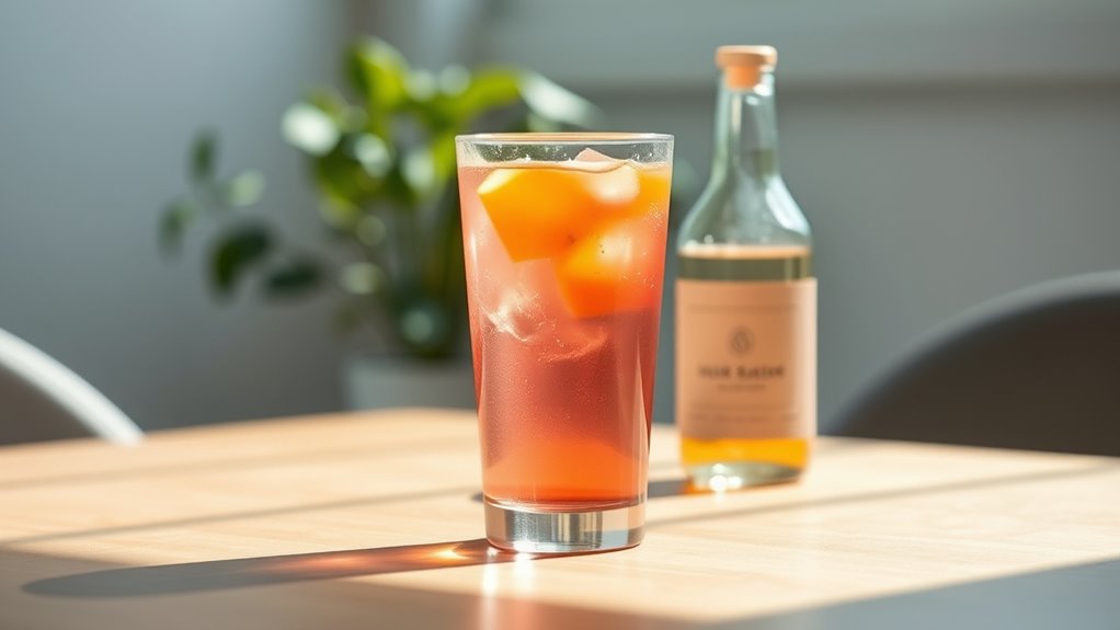 simple sustainable transparent beverages