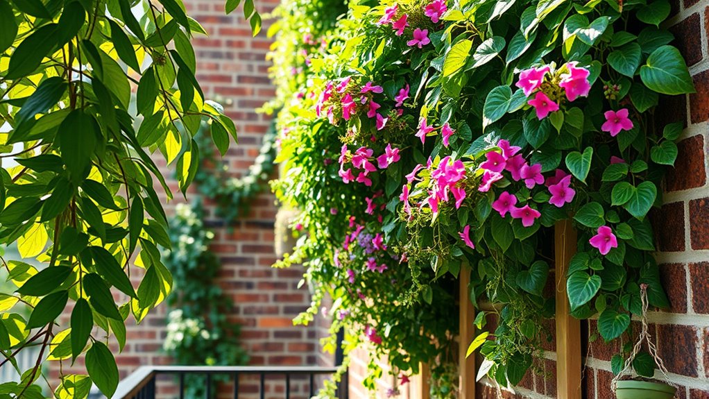 small outdoor vertical gardens