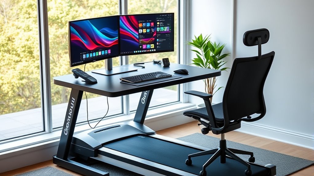 smart treadmill workspace considerations