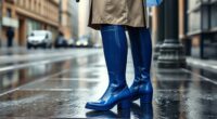 stylish waterproof rain boots