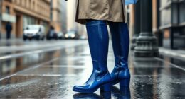stylish waterproof rain boots