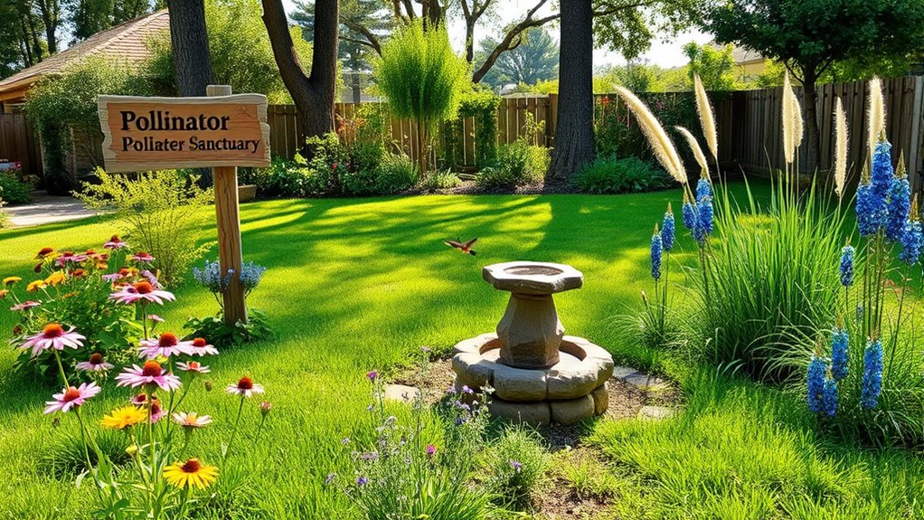 support pollinators with native plants