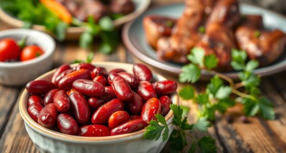 swap red meat for beans