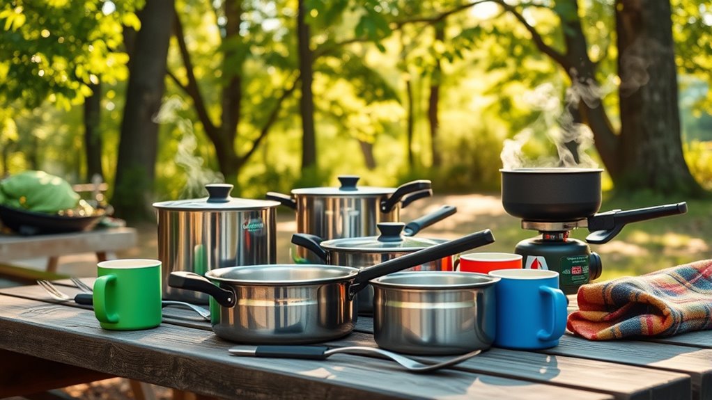 top camping cookware sets