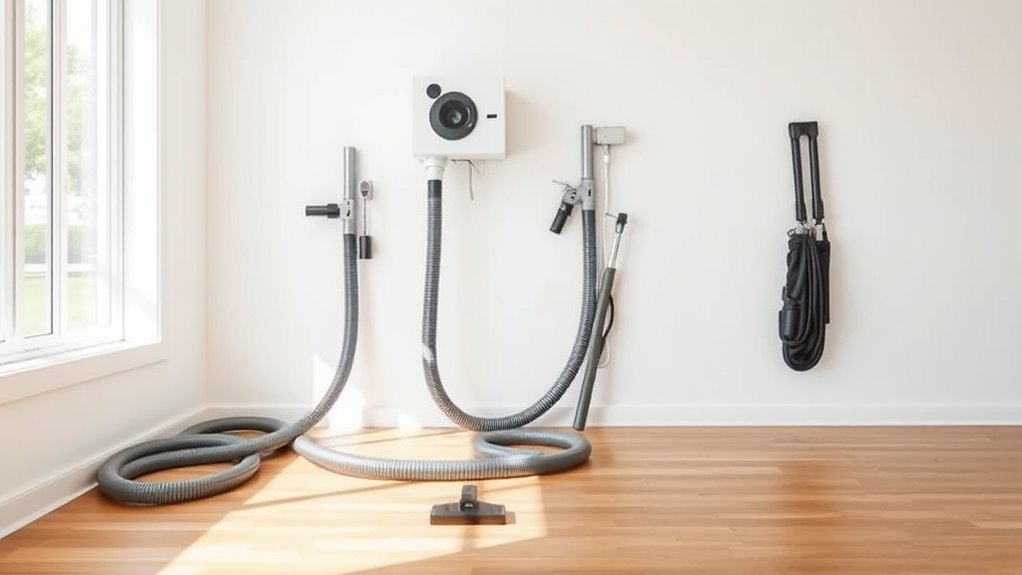 top central vacuum kits