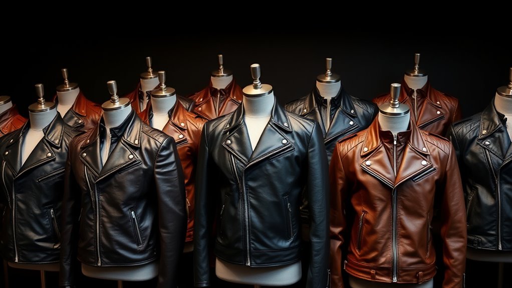 top luxury leather jacket selections