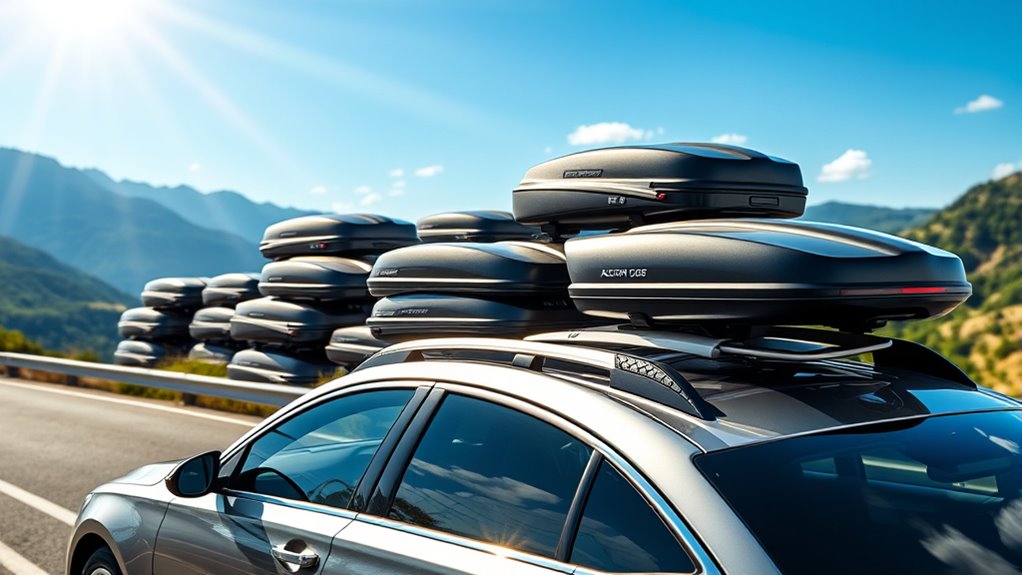 top luxury roof cargo boxes