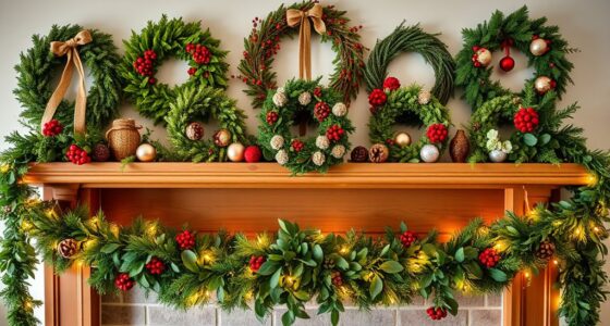 top wreath and garland sets