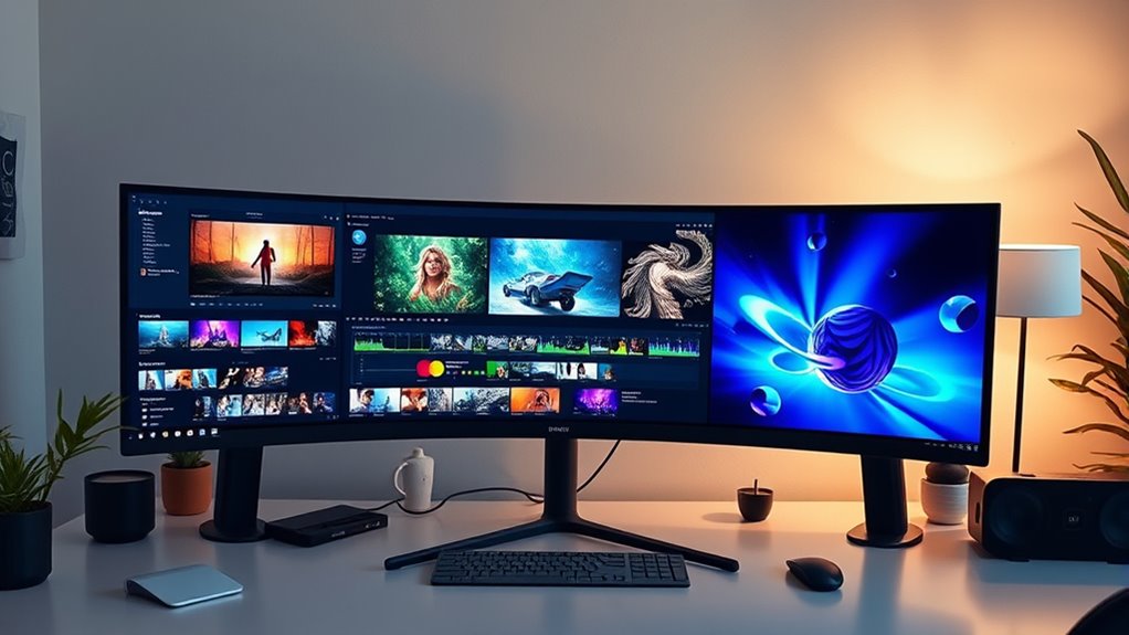 ultrawide editing and multitasking