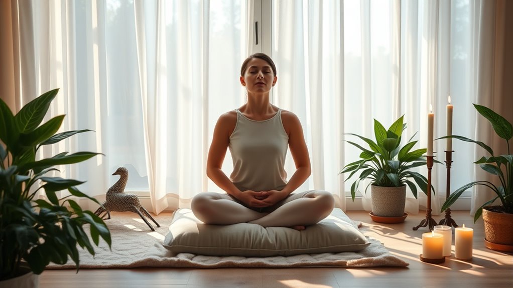 visualize breathe stay present