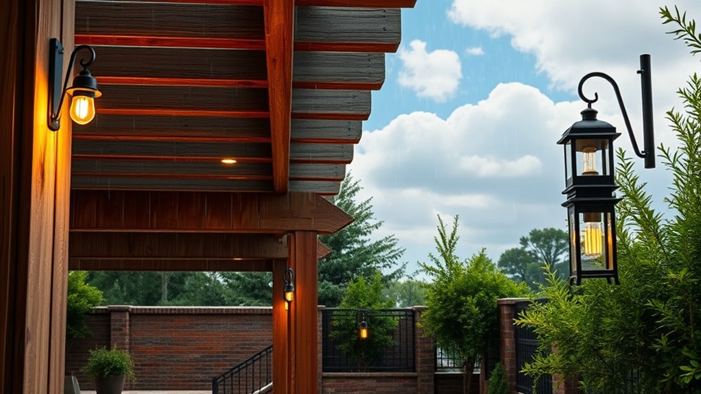 weatherproof solar smart lighting