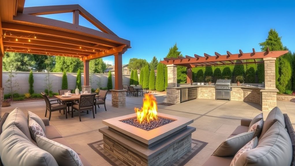 year round outdoor entertainment spaces
