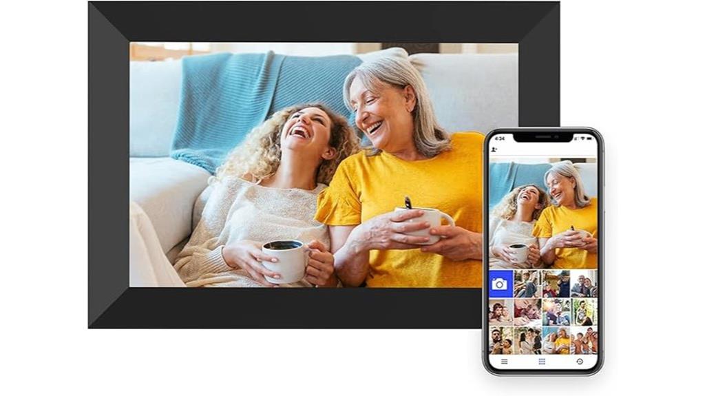 10 1 inch touchscreen photo frame