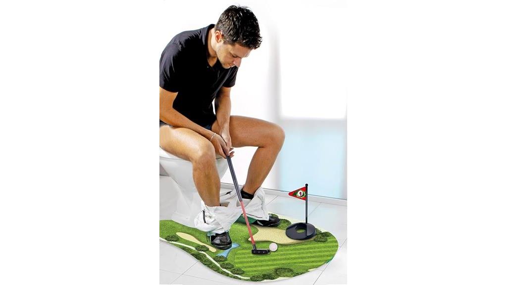 bathroom golf funny gift
