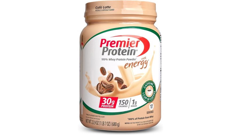 caf latte protein powder