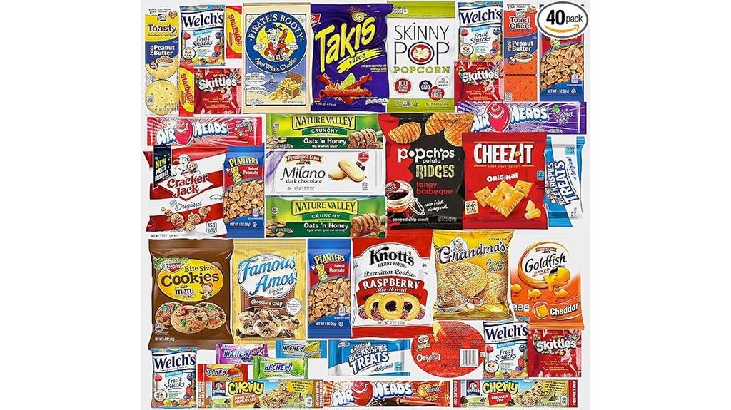 forty flavor snack collection