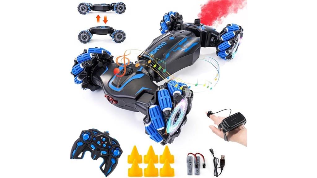 four wireless gesture car