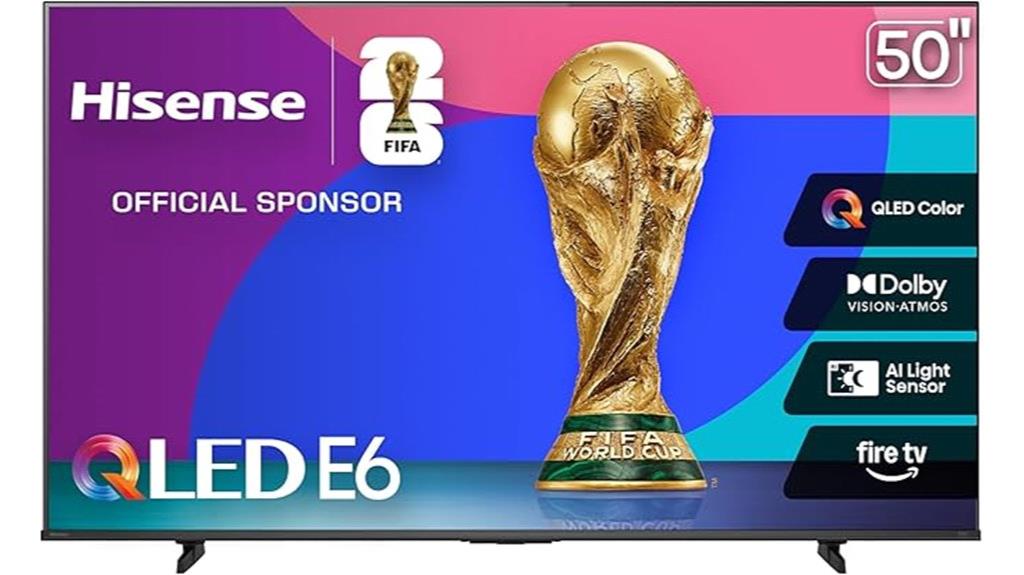 hisense 50 qled smart tv