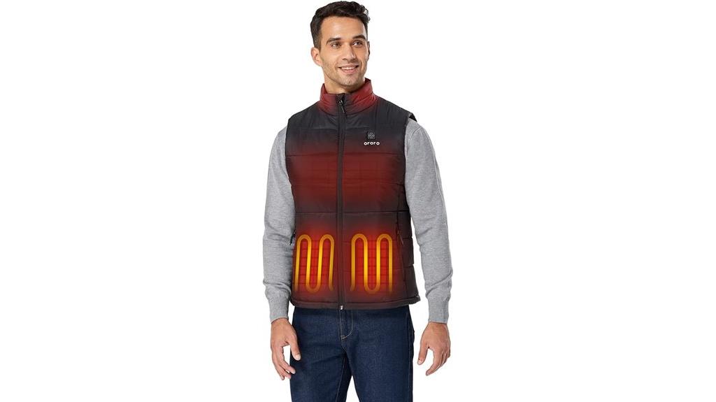 lightweight usb heated vest
