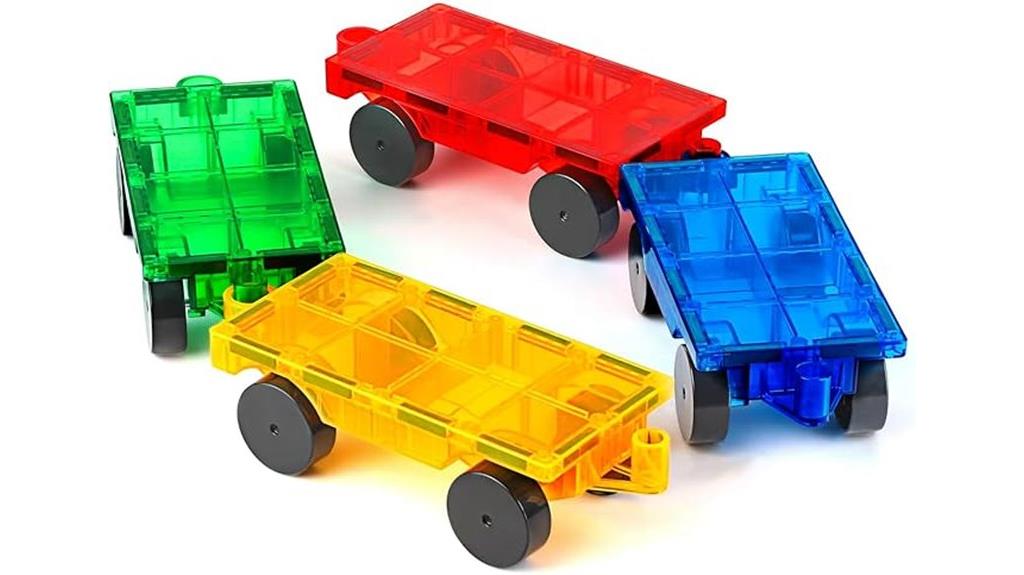 magnetic tiles truck set
