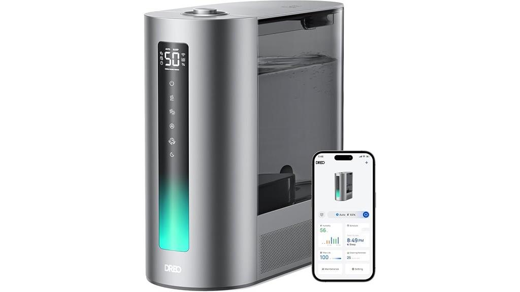 smart 6l humidifier sensor