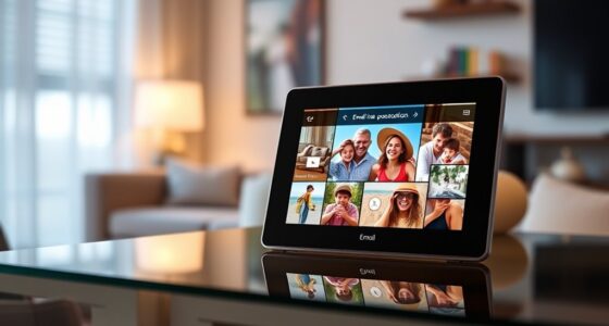 top digital frames with email