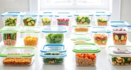 top glass meal storage