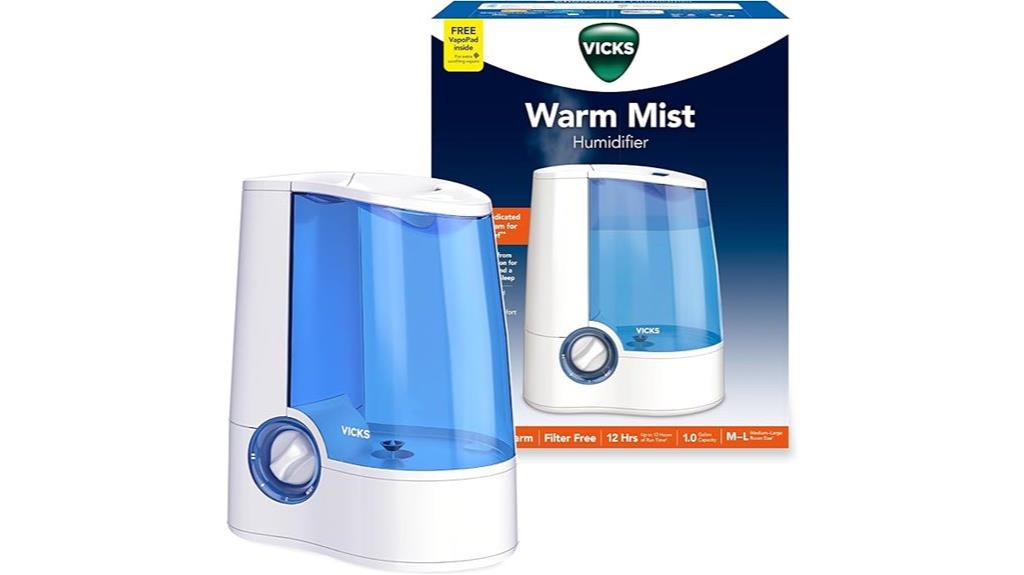 warm mist humidifier for bedrooms