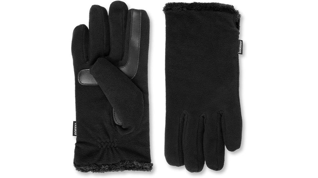 women s fleece touch gloves