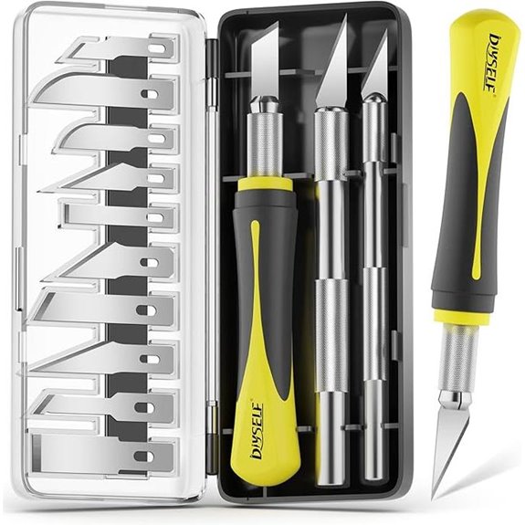 DIYSELF 16-Piece Craft Knife Set for Crafts