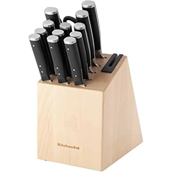 KitchenAid 14-Piece Japanese Stainless Steel Knife Set