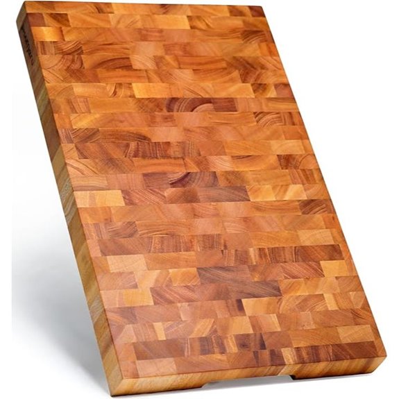 Shumarus Mahogany End-Grain Cutting Board