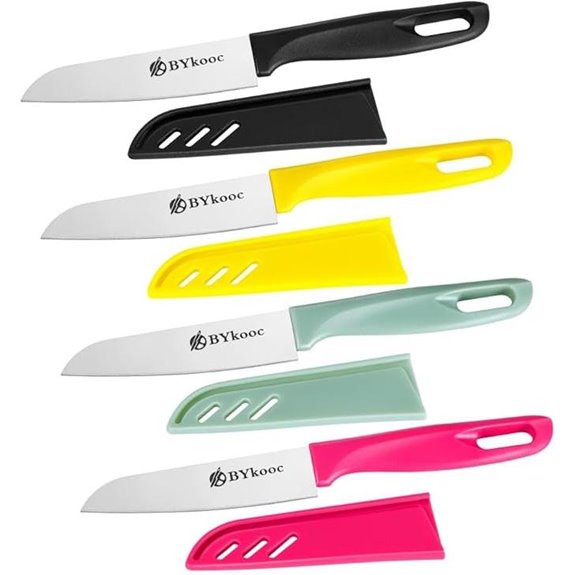 8-Piece Sharp Paring Knives with Sheaths