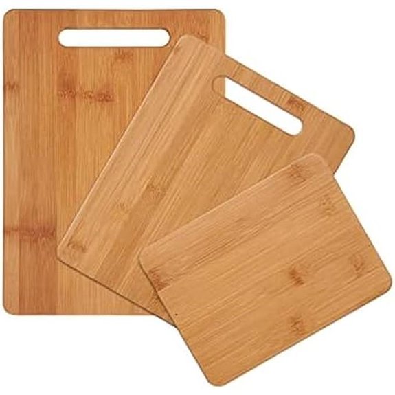 three reversible wooden boards