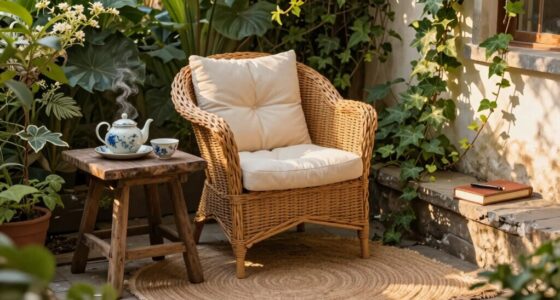 alfresco journaling tea corner