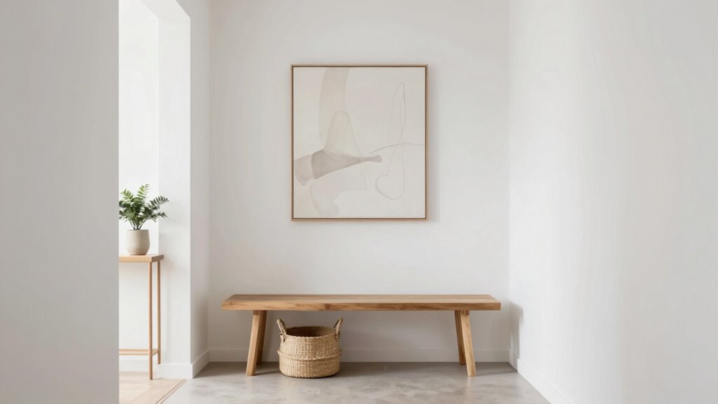 clutter free entry promotes wellness