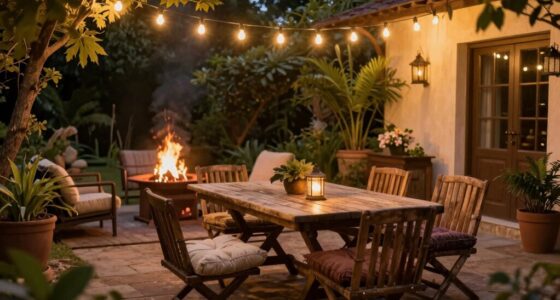create inviting outdoor gathering areas