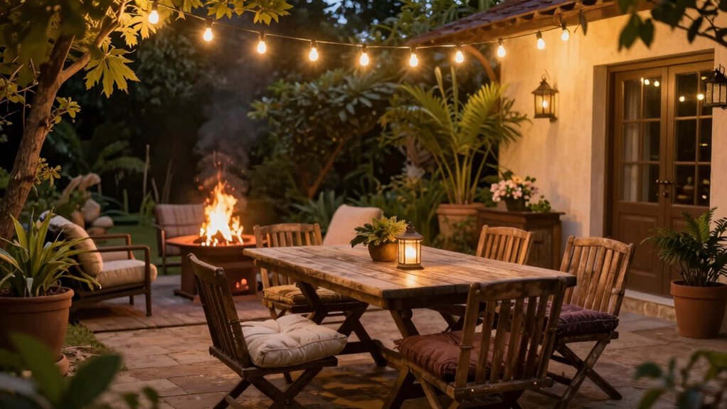 create inviting outdoor gathering areas