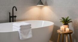 create spa like bathroom ambiance
