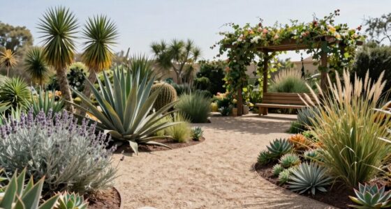 drought tolerant lush garden design
