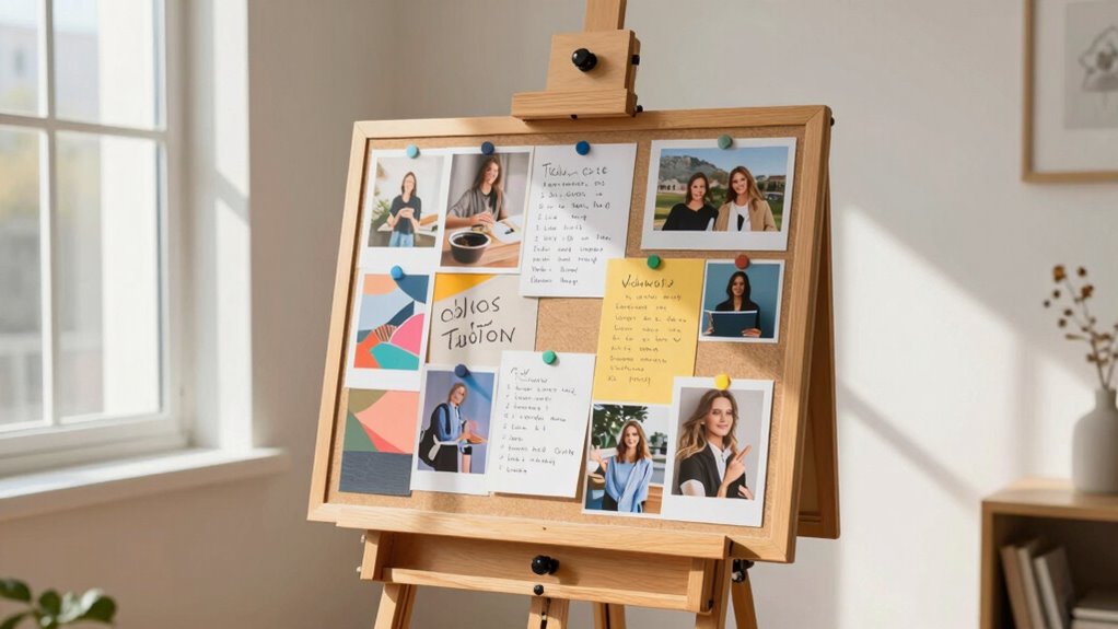 easel enhances goal visualization