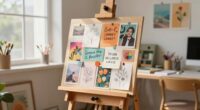 easels facilitate easy revisits