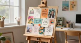 easels facilitate easy revisits
