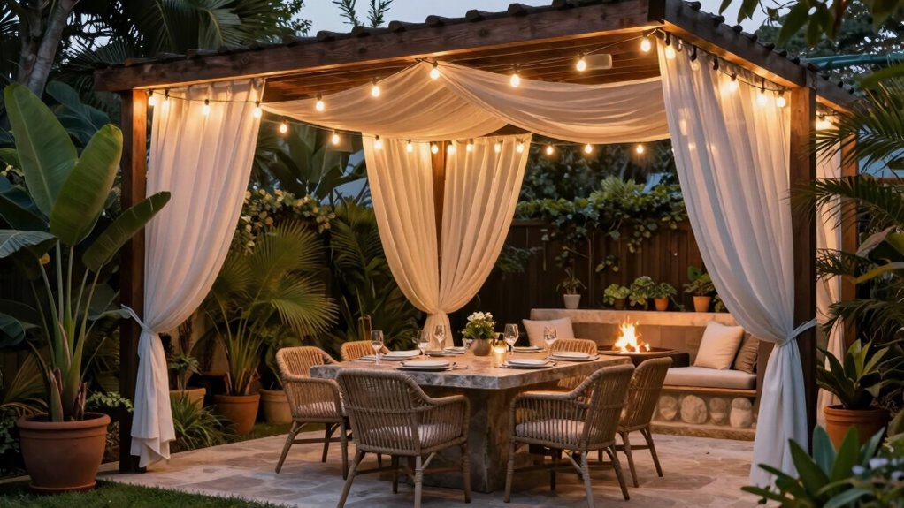 enhance outdoor comfort and privacy