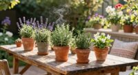 enhance outdoor space aromas